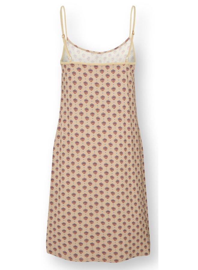 Diezel Sleeveless Nightdress Jaipur Flower Khaki Blue