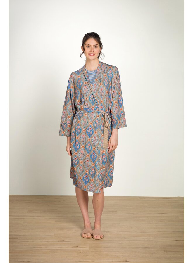 Naomi Kimono Ornamento Blue