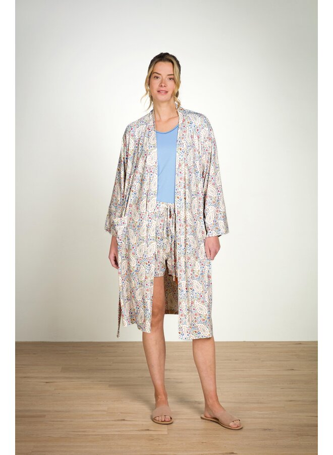 Naomi Kimono Kairi Bloom Blue