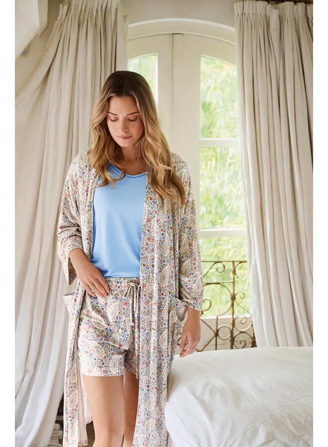 Naomi Kimono Kairi Bloom Blue