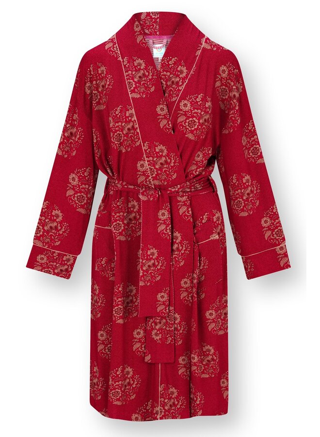 Nisha Kimono Namaste Red