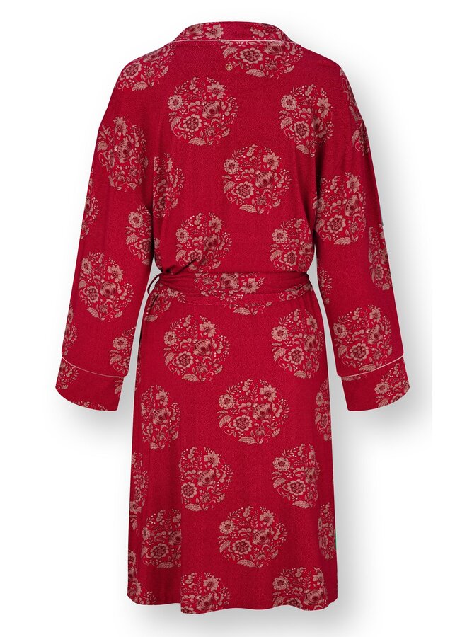 Nisha Kimono Namaste Red