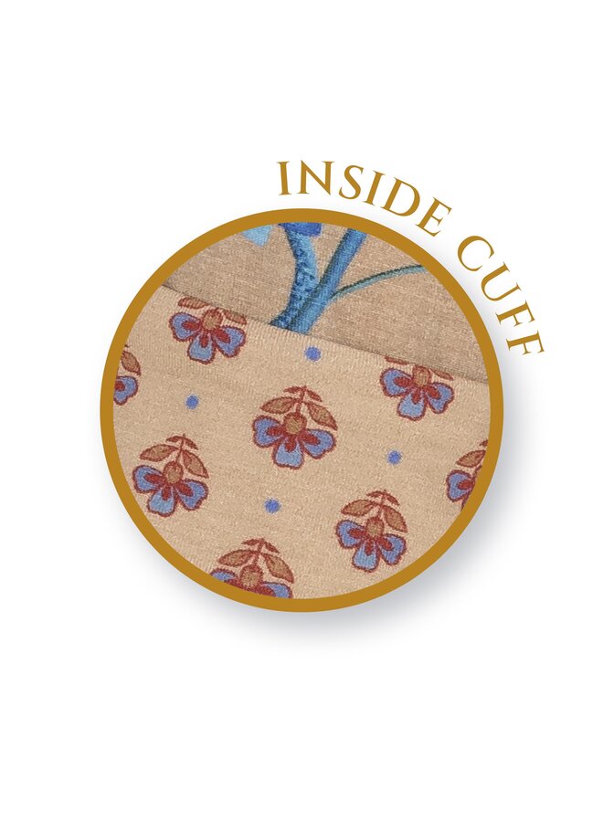 Nisha Kimono Marigold Blue