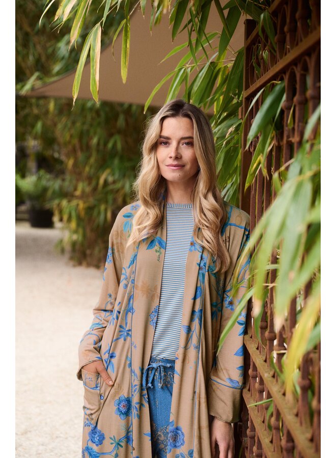 Nisha Kimono Marigold Blue