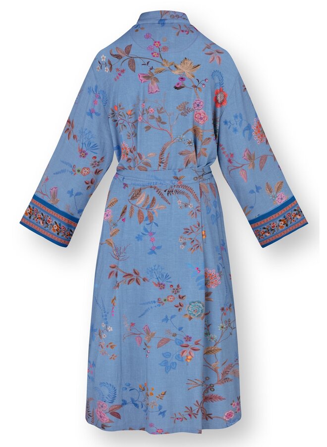 Noa Kimono Bodhi Flower Blue