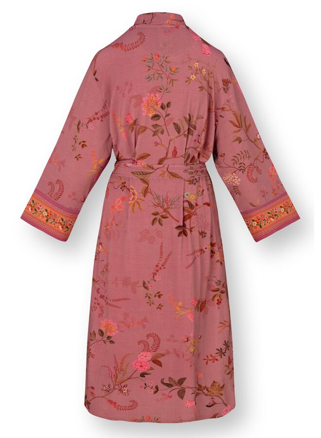 Noa Kimono Bodhi Flower Dark Pink