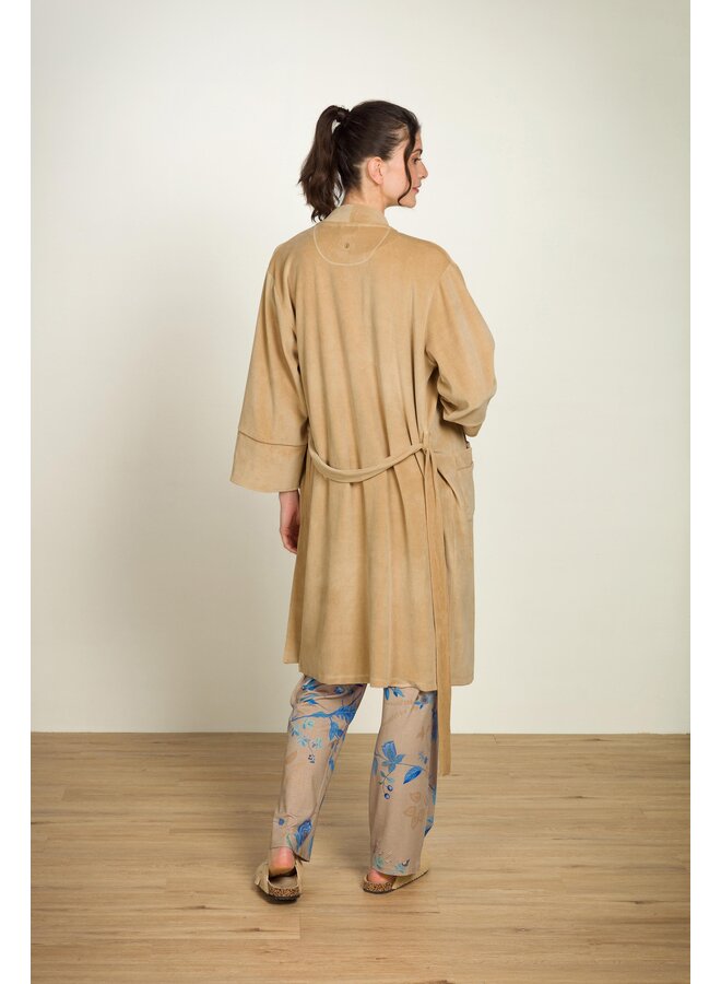 Naomi Kimono Velvet Beige