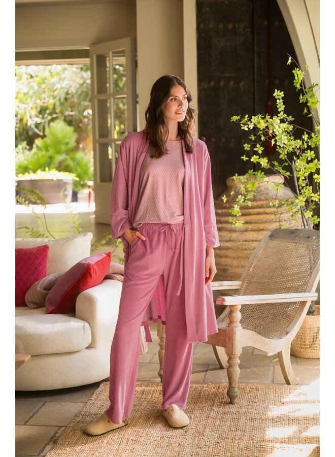 Naomi Kimono Velvet Pink