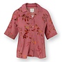 Flora Short Sleeve Top Bodhi Flower Dark Pink