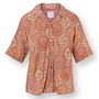 Flora Short Sleeve Top Ornamento Orange