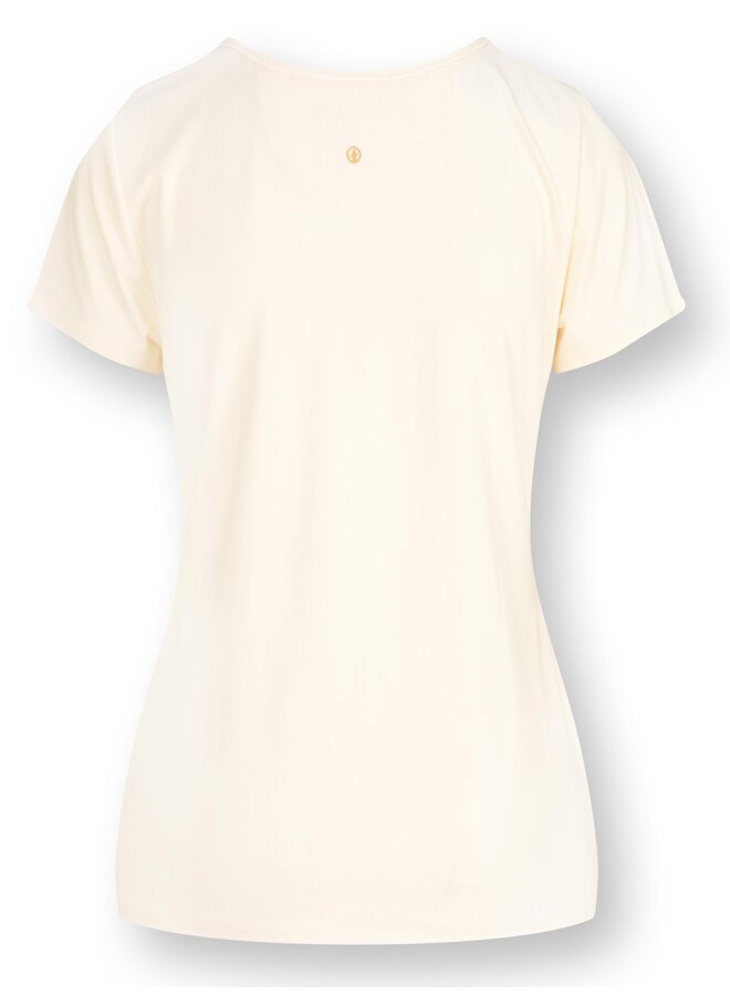 Toy Short Sleeve Top Solid Offwhite