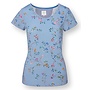 Tilly Short Sleeve Top Delhi Dreams Blue