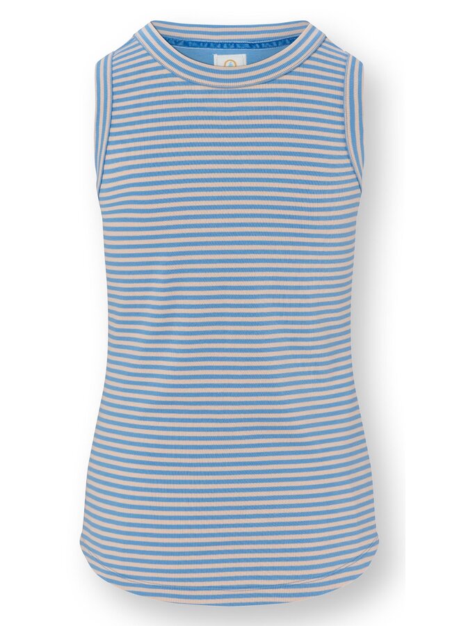 Trinity Sleeveless Top Little Sumo Stripe Blue