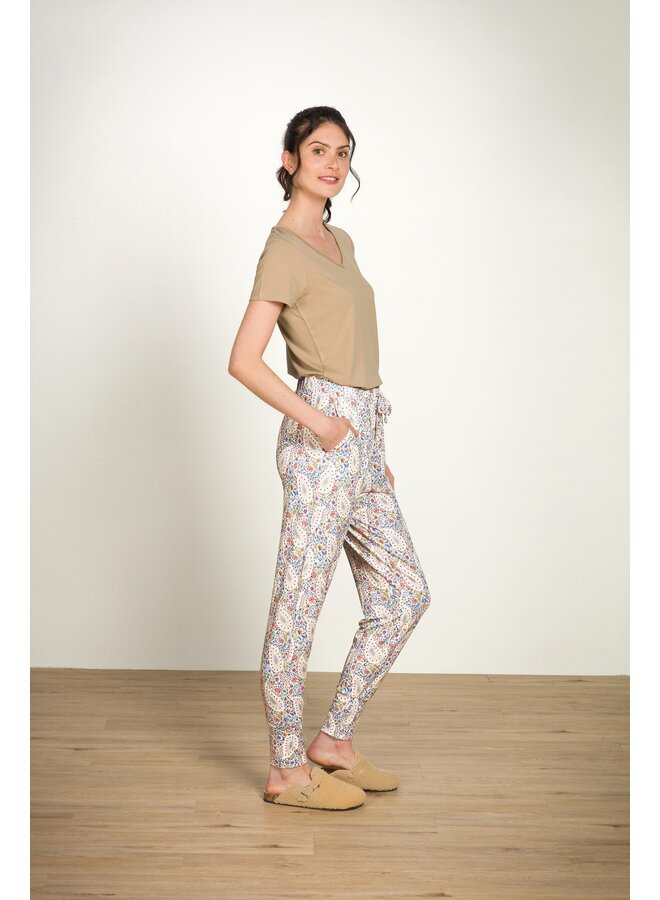 Bobien Long Trousers Kairi Bloom Blue