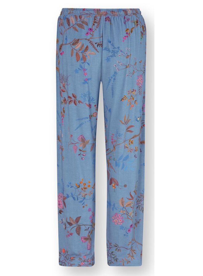 Belin Long Trousers Bodhi Flower Blue