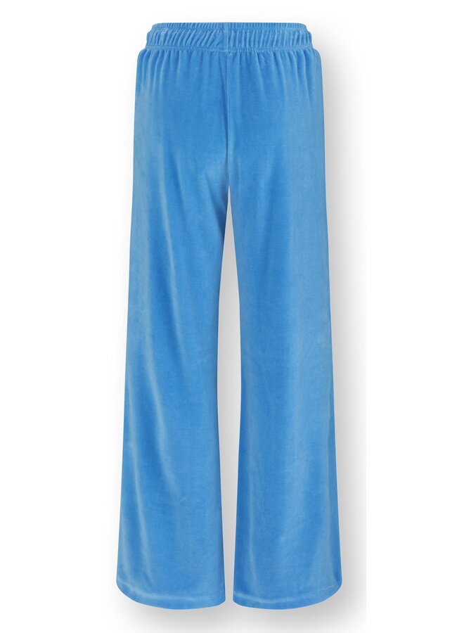 Britta Long Trousers Velvet Blue