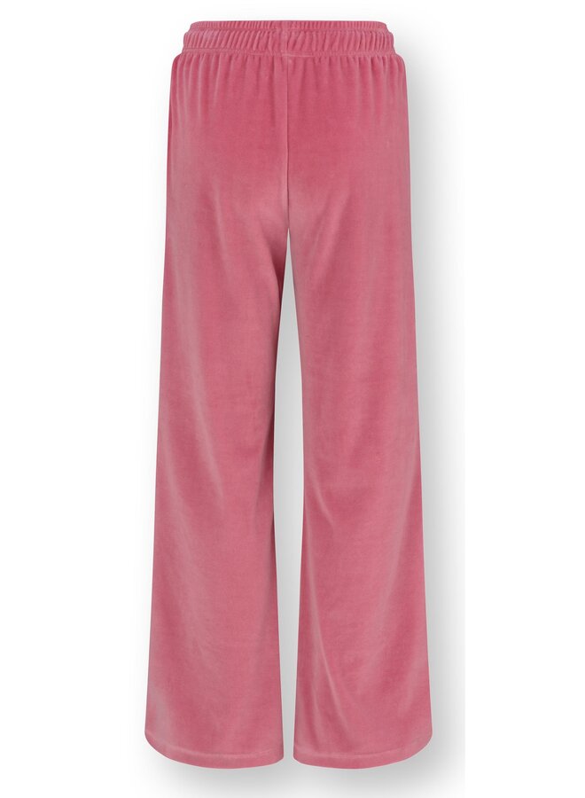 Britta Long Trousers Velvet Pink