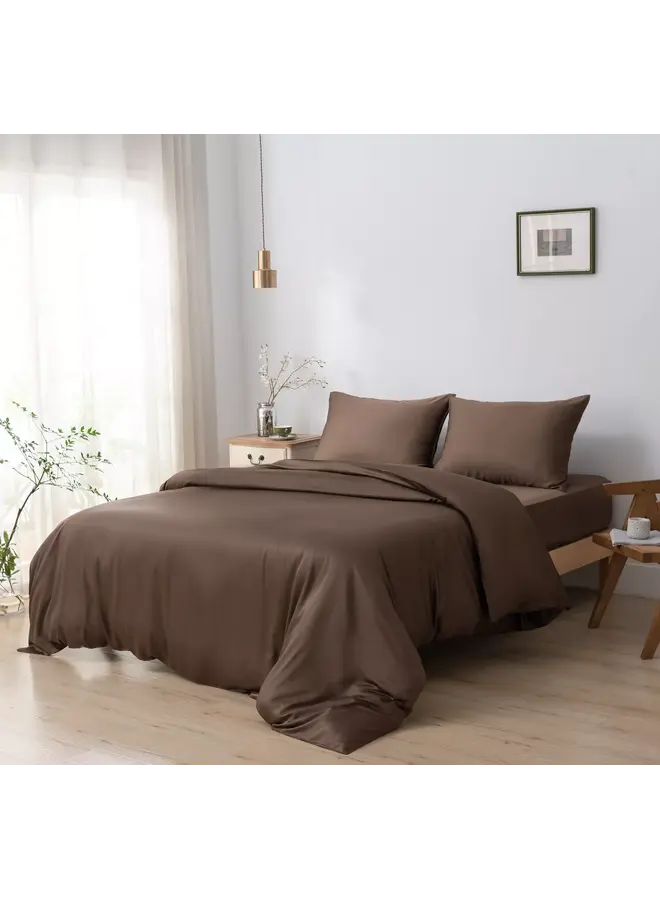 Bedtextiel Coffee Brown