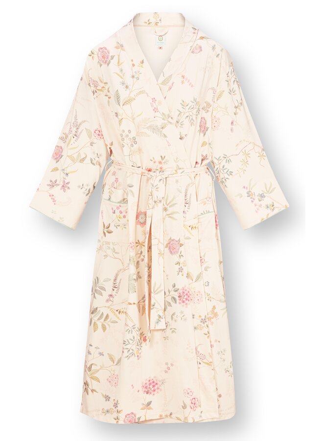 Noa Kimono Bodhi Flower Offwhite