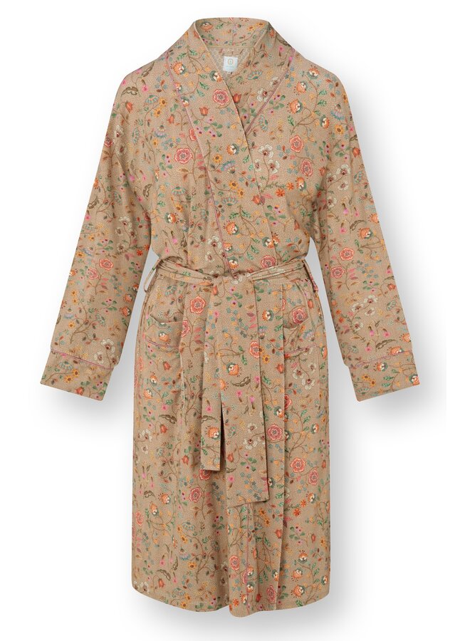 Nisha Kimono Flora Bangalore Sand