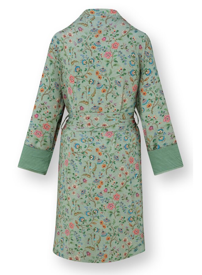 Nisha Kimono Flora Bangalore Green