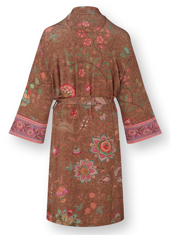 Naomi Kimono Mumbai Morning Brown