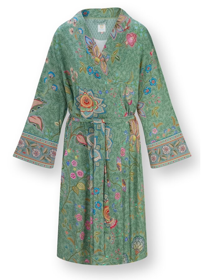 Naomi Kimono Mumbai Morning Green