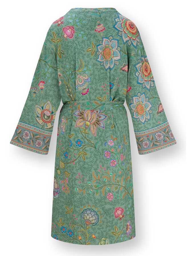 Naomi Kimono Mumbai Morning Green