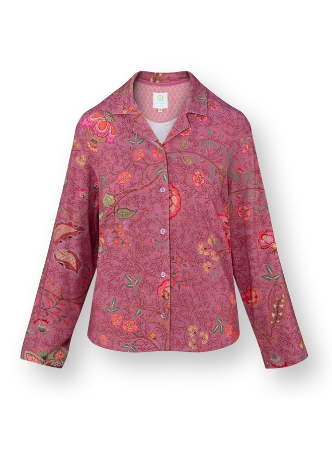 Faye Long Sleeve Top Mumbai Morning Pink