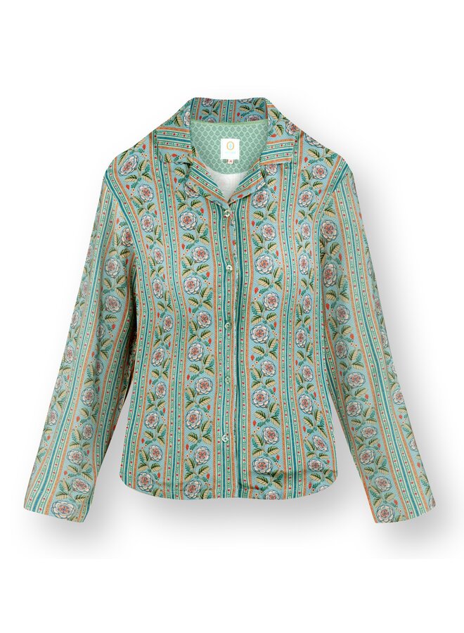 Faye Long Sleeve Top Rosa Rani Blue