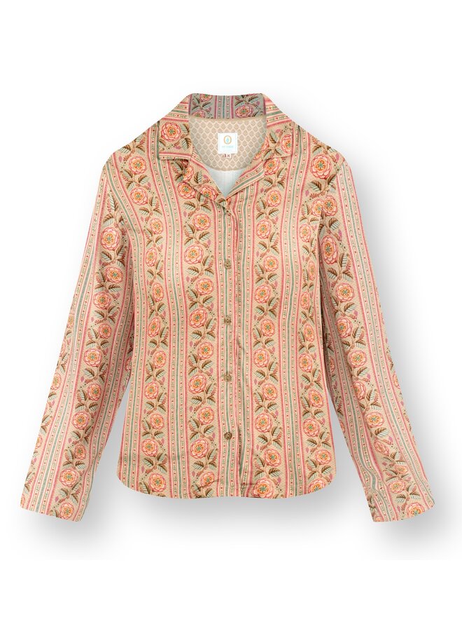 Faye Long Sleeve Top Rosa Rani Sand