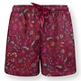 Bowie Short Trousers Flora Bangalore Dark Pink