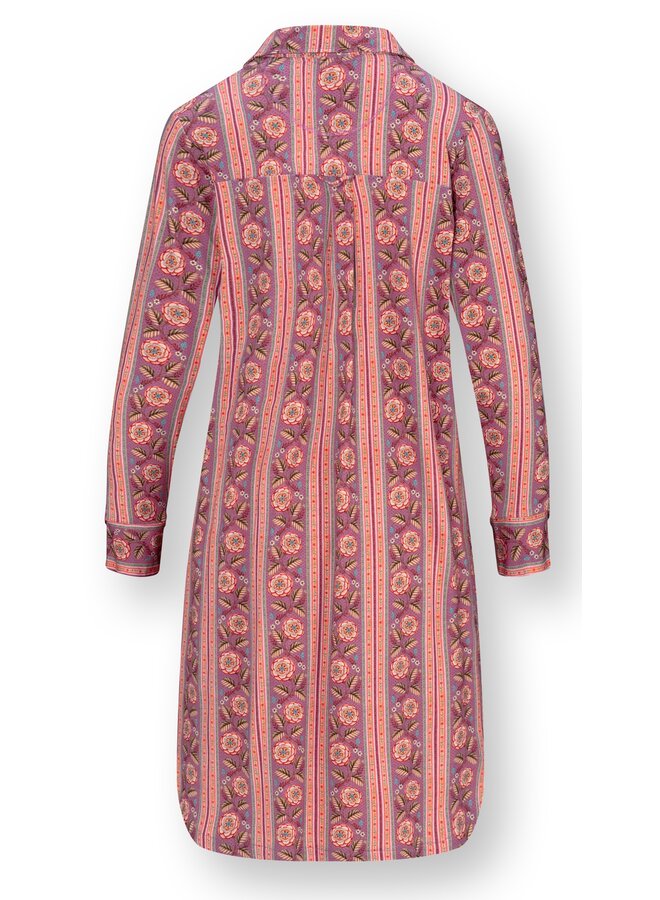 Daaltje Long Sleeve Nightdress Rosa Rani Pink