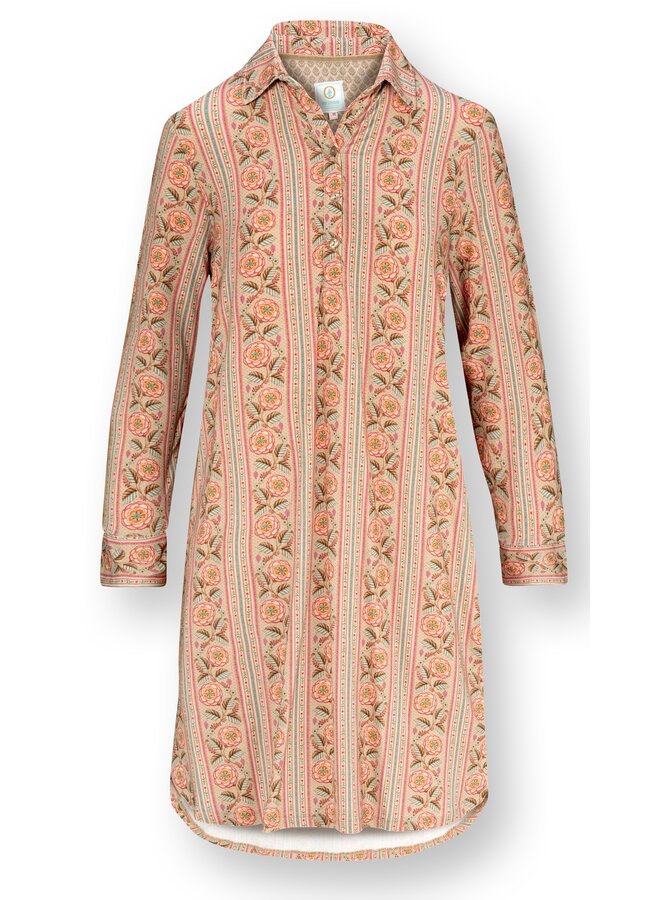 Daaltje Long Sleeve Nightdress Rosa Rani Sand