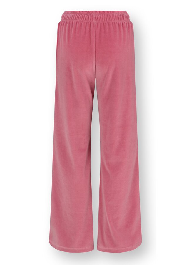 Britta Long Trousers Velvet Pink