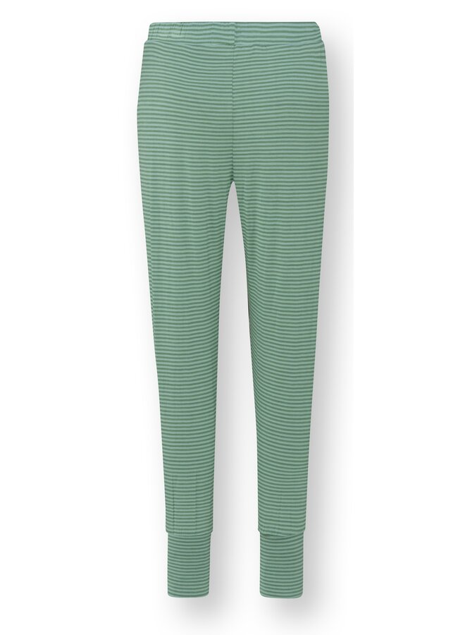 Bobien Long Trousers Little Sumo Stripe Green