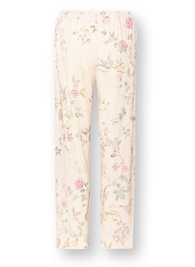 Belin Long Trousers Bodhi Flower Offwhite