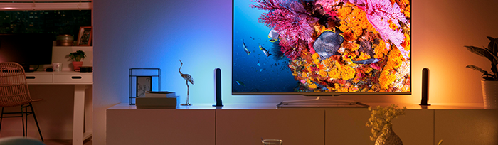 philips hue play naast tv