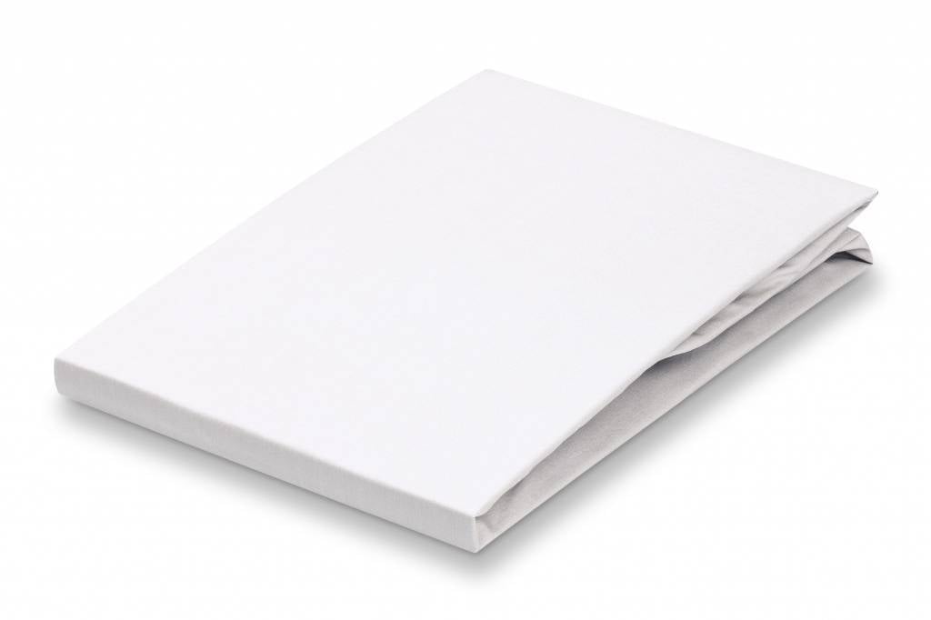 Fitted Sheet Satin Soft White