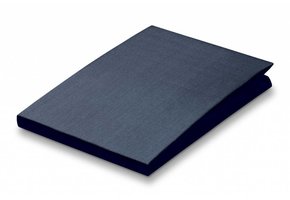 Drap-housse en percale bleu marine