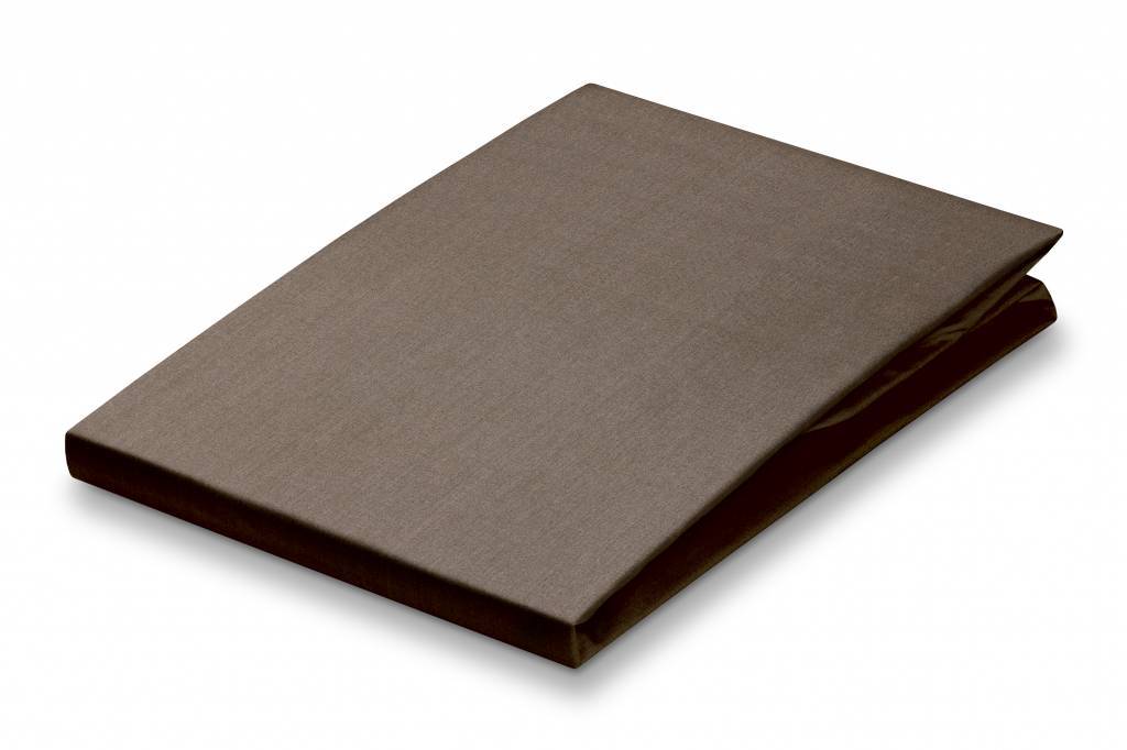 Drap-housse Vandyck PERCALE Taupe