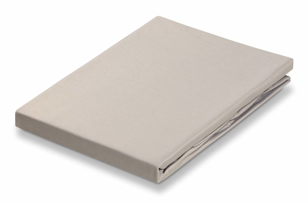 Drap-housse en satin doux sable