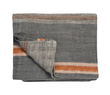Vandyck PURE 35 plaid / bedspread 180x260 cm Gray-011 (linen)