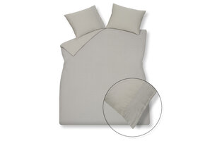 Dekbedovertrek PURE 07 Cool Grey 240x220 cm (linnen / satijnkatoen)