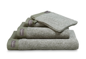 Towel HOME Mouliné Olive