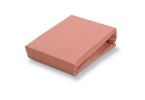 JERSEY SOFT hoeslaken Brick Dust