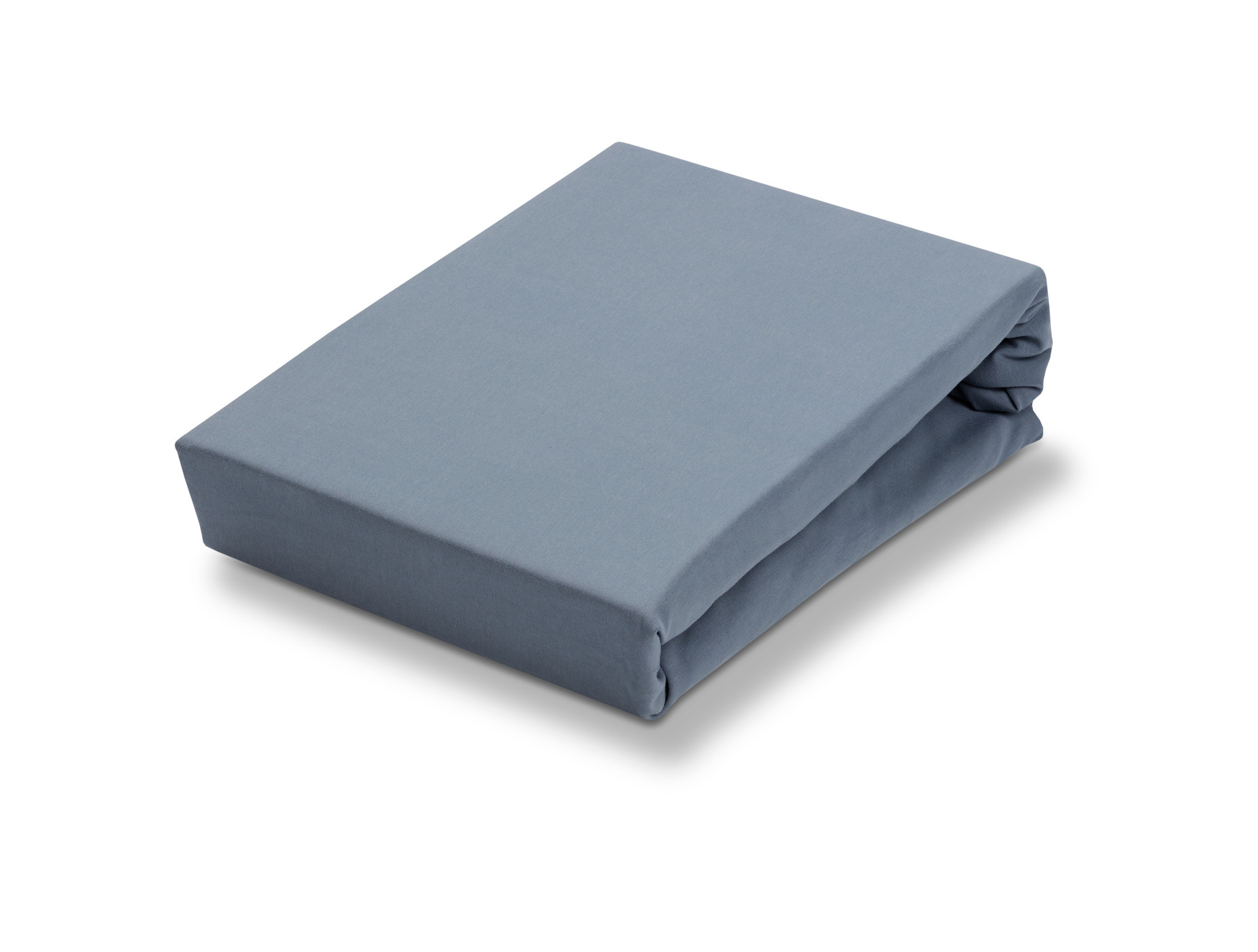 Vandyck JERSEY SOFT split topper fitted sheet Dusty Blue