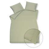 Dekbedovertrek PURE 07 Light Olive 240x220 cm (linnen / satijnkatoen) PRSA17207