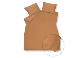 Duvet cover PURE 07 Cognac 200x220 cm (linen / satin cotton)