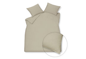 Taie d'oreiller COTON LAVÉ 60x70 cm Stone (coton)